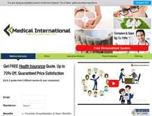 Tablet Screenshot of medical-intl.com
